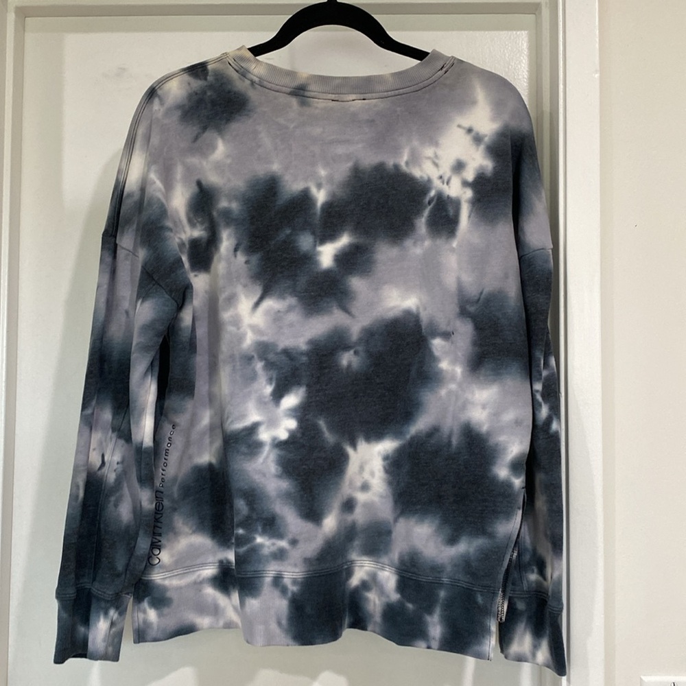Calvin Klein Monochrome Tie-Dye Sweatshirt - Picture 3 of 4